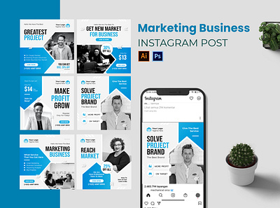 Marketing Business Instagram Post graphic template instagram instagram post instagram template