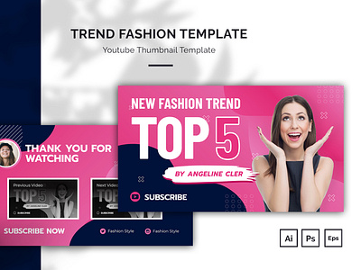 Trend Fashion Youtube Thumbnail beautiful