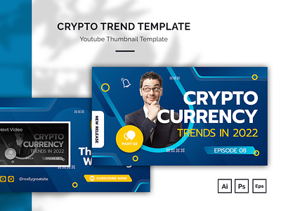 Crypto Trend Youtube Thumbnail trade