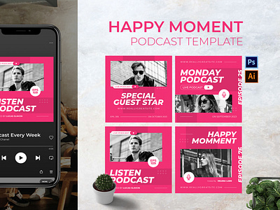 Happy Moment Podcast Cover