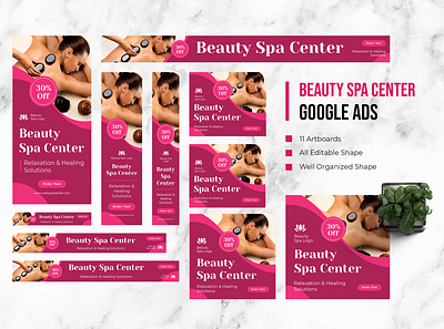 Beauty Spa Center Google Ads female