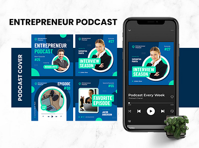 Entrepreneur Cast Podcast Cover businessman