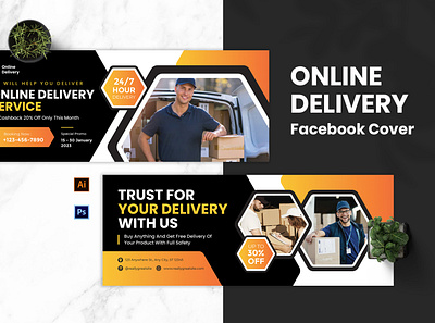 Online Delivery Facebook Cover shipping