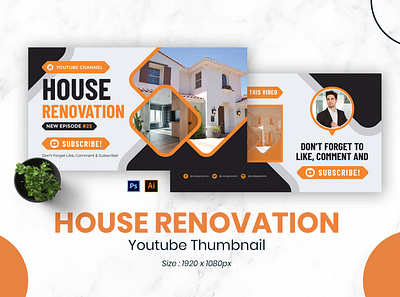 House Renovation Youtube Thumbnail professional