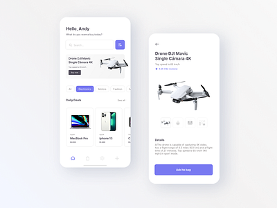 Daily UI - Store App Concept