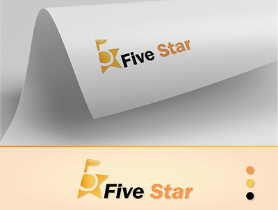 Five Star Logo five five star logo logo animation logo design branding logodesign logotype mockup vector vector illustration vectorart