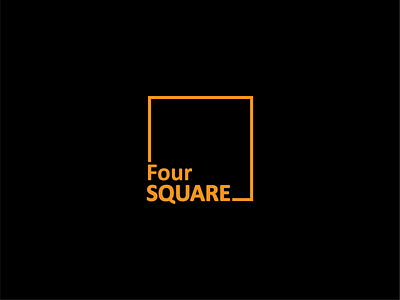 Four Square 2020 2020 new logo abastact abstract logo atik chowdhury best logo black logo brand logo creative logo four foursquare logo logo animation logo design logodesign logotype logotypes new logo2021 simple logo