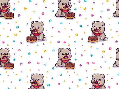 Cute dog pattern