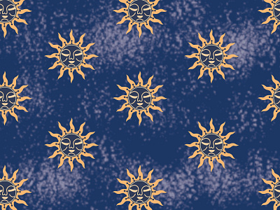 sun repeated pattern