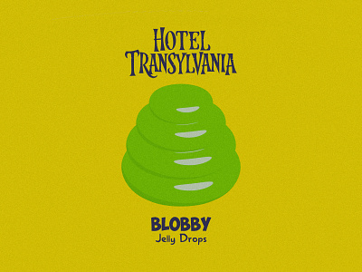 Blobby Jelly Drops design dessert digital dribbbleweeklywarmup hoteltransylvania illustration sony