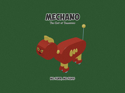 Mechano - Tom & Jerry cartoon cat design digital dribbbleweeklywarmup future mechano robot tom and jerry