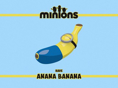 Anana Banana banana blender3d design digital dribbbleweeklywarmup miniond theriseofgru