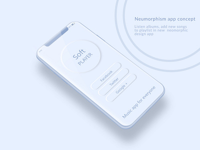 Neumorphism App Concept