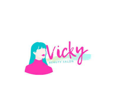 Vicky app art design graphic design icon illustration illustrator logo typography vector