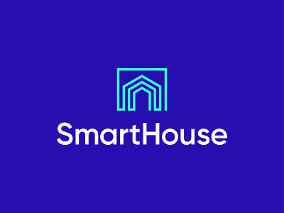 Smart House v2 branding gradient identity design logo