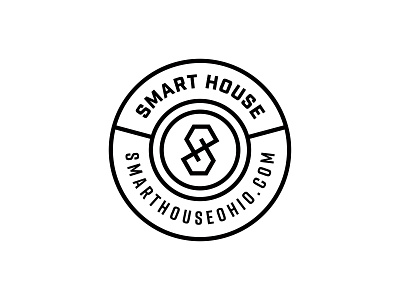 Smart House Badge badgedesign branding identity design logo minimal