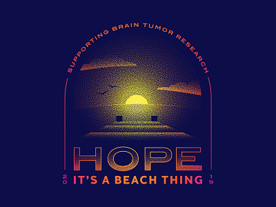 Hope 2019 Tee branding design gradient illustration stipple tee shirt