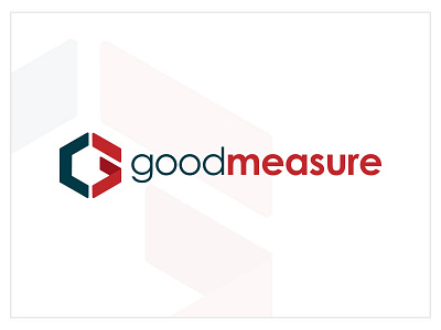 Good Measure Logo logo navy red