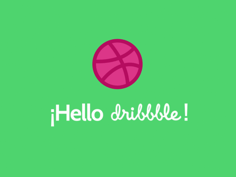 The game begins! after effects animated basketball debut dribbble
