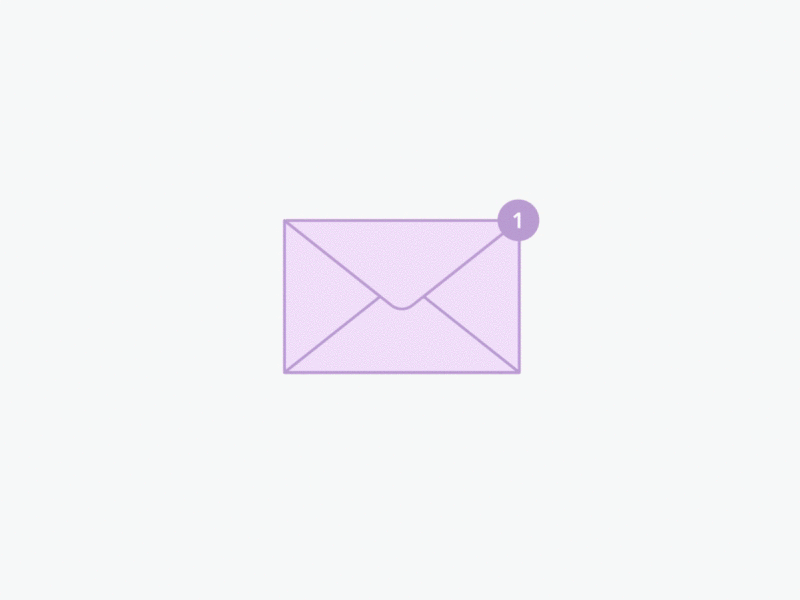 Order Confirmation Animation 2d after effects animation badge flat gif illustration mail