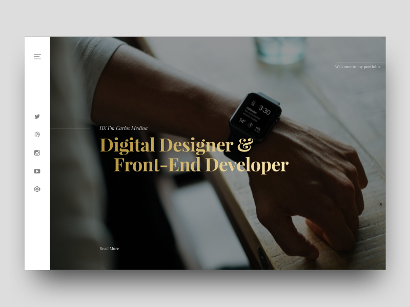 Personal Portfolio Website - Sneak Peek sketch homepage type portfolio website background