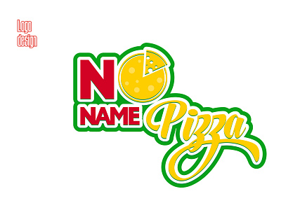 no name pizza branding brending design design illustration illustrator inspiration logo logodesigner vector