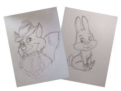 Sketch Fox & Bunny