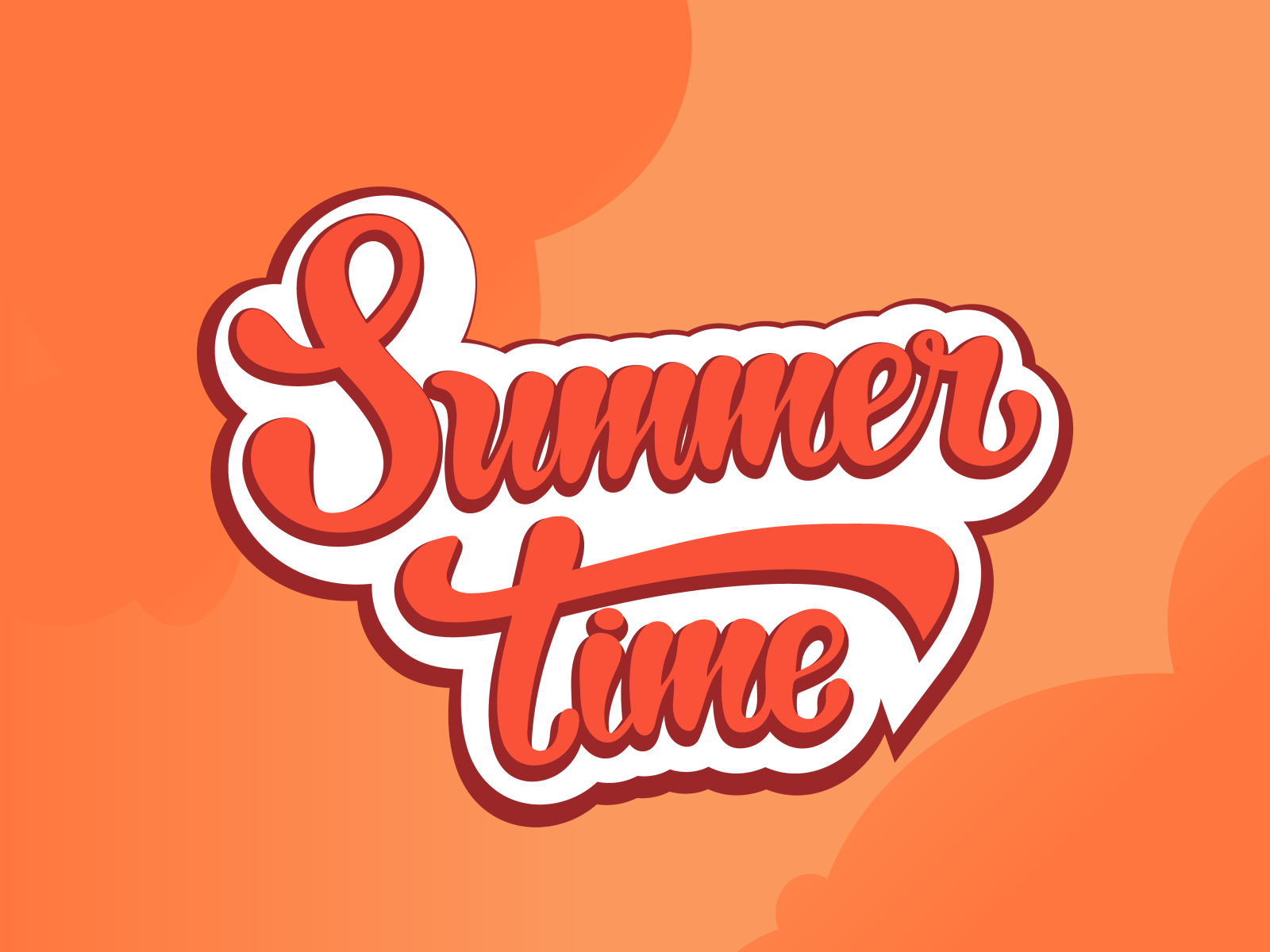 Summer time by natadesign_pro on Dribbble