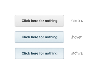 Button active button hover link ui web