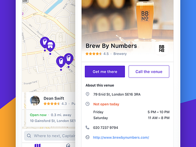 Beerhop – London's best beer places in your pocket app beer ios iphone location map