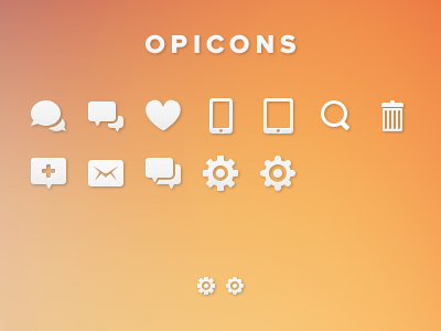 OPICONS 16px 32px icons