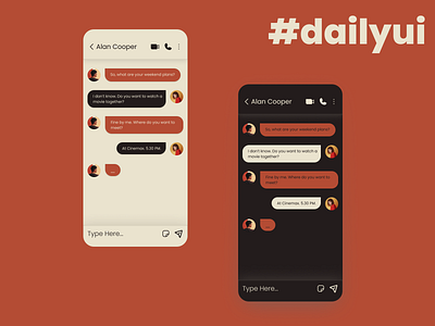 Day 013 | Direct Messaging app dailyui dailyuichallenge day 013 day 13 day13 design graphic design mobile app ui ux