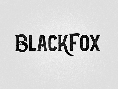 Blackfox wordmard bakery bakery logo black blackfox blackletter brand design branding design fox graphic design logo tail typography wordmark