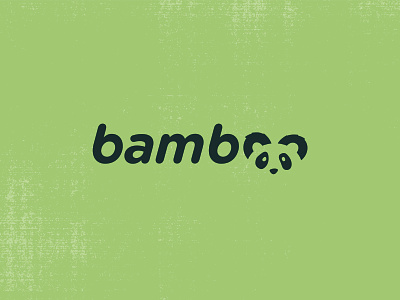 bamboo [3/50] bamboo branding branding design dailylogochallange design logo logo design negative space panda panda logo typography vector wordmark
