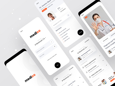 Medico app design medical app mobile ui ux