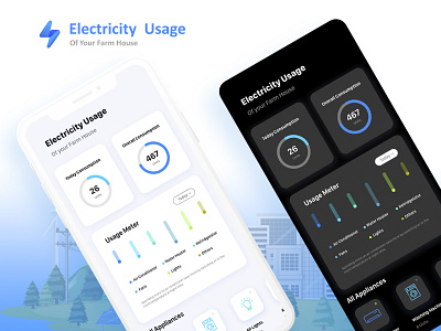 Electricity Usage app design app designer application electricity electricity usage electricity usage frame logotype ui ui ux ui design uidesign uiux uiux design uiux designer uiuxdesign uiuxdesigner
