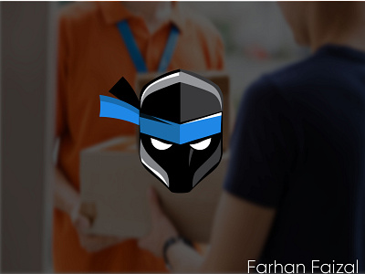 Logo Designing for Shipping Ninjas branding coperate design flat icon illustration logo minimal modern vector