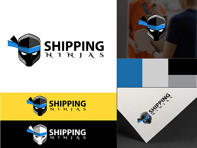 Logo Design for Shipping Ninjas branding branding concept business coperate creative design illustration logo minimal modern