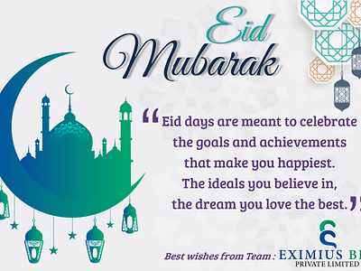 Eid Wish Social Media Post