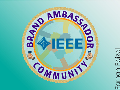 Logo Design for IBA Community community creative design emblem logo ieee illustration logo minimal modern social media vector