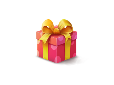 Present gift icon present