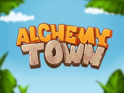 Alchemy Town 2 alchemy game stone title town wood