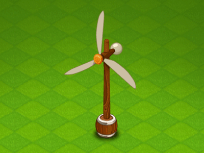 Windpower animation game house photoshop power wind