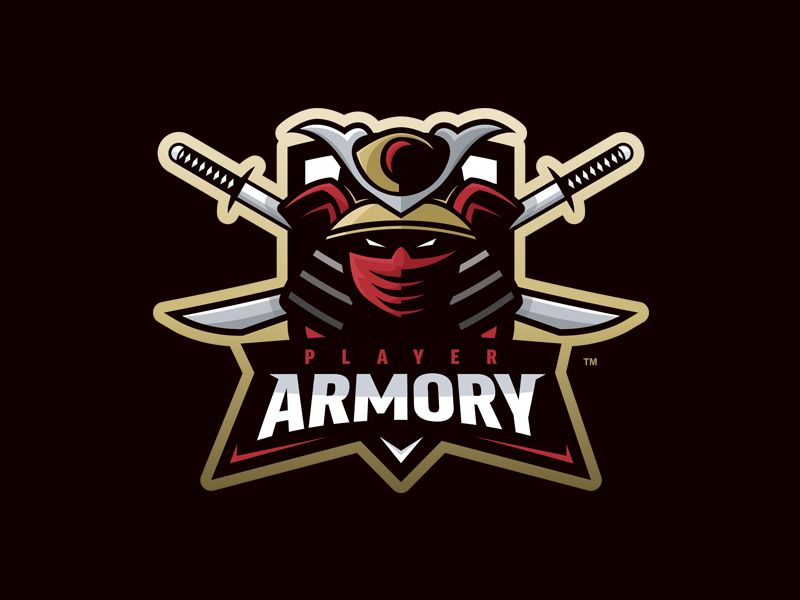 Player Armory - Mascot Logo by Travis Howell ð» for Creative Grenade on