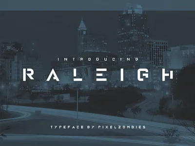 Raleigh - Typeface for Sale buy font minimal modern negative space raleigh sale sans serif typeface