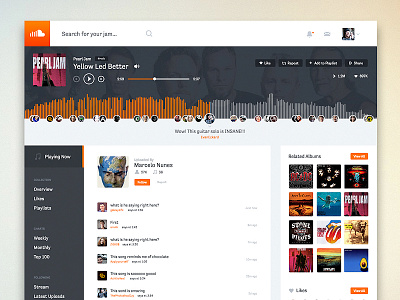 SoundCloud Redesign - For Fun!