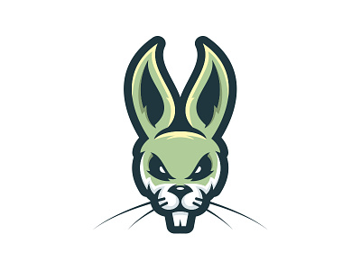 Happy Easter Mascot bunny creative grenade easter egg esports green holiday mascot pastel rabbit