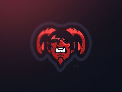 Phobia eSports - Mascot Logo Design Demon demon devil esports gaming horns logo mascot phobia red sport