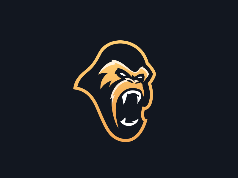 lion vector skull Travis ðŸ» eSports Dribbble  Mascot Team Howell Gorilla Logo by