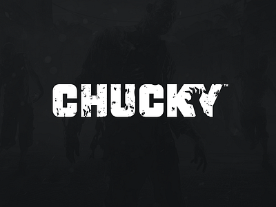 Chucky - Zombies YouTube brand distressed gamer gaming horror logo text youtube zombie